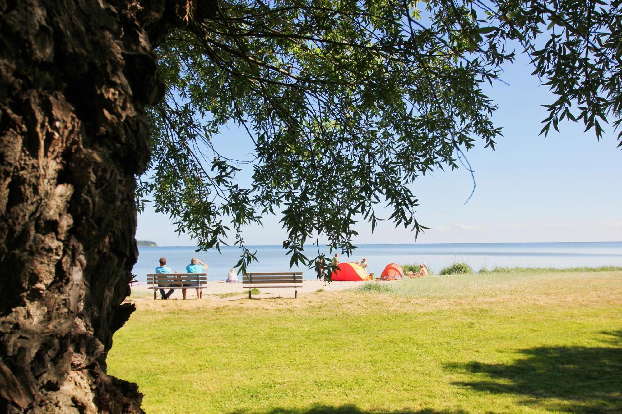 Strandnahe Ferienwohnung Mit Schoenem Garten - Ferienhaus Gisela Fewo Vilmblick Neuendorf  Екстер'єр фото